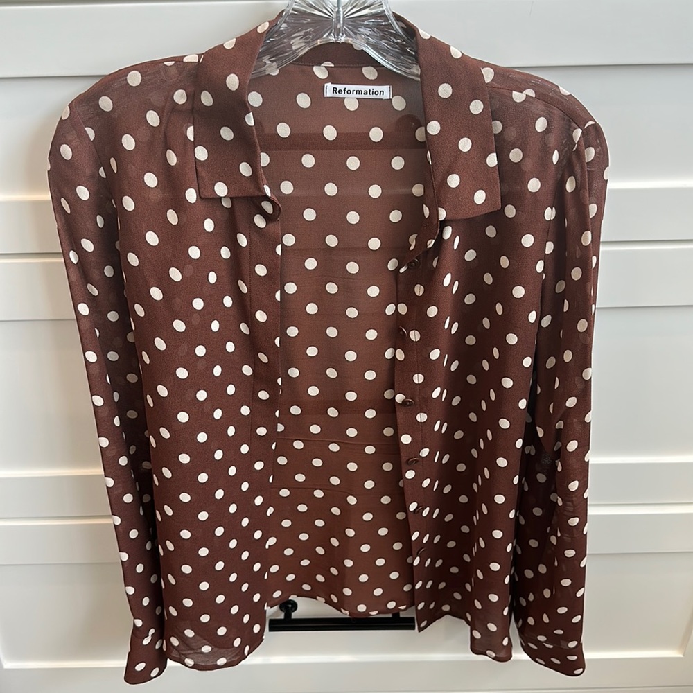 Reformation blouse